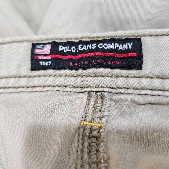 Men's Ralph Lauren Polo Jeans Company Cell Phone Carpenter Khaki Pants Waist 40" - Picture 6 of 10